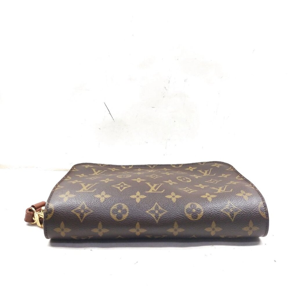 Authentic Louis Vuitton LV Clutch Orsay Brown Monogram mn378-120625 - Picture 5 of 16